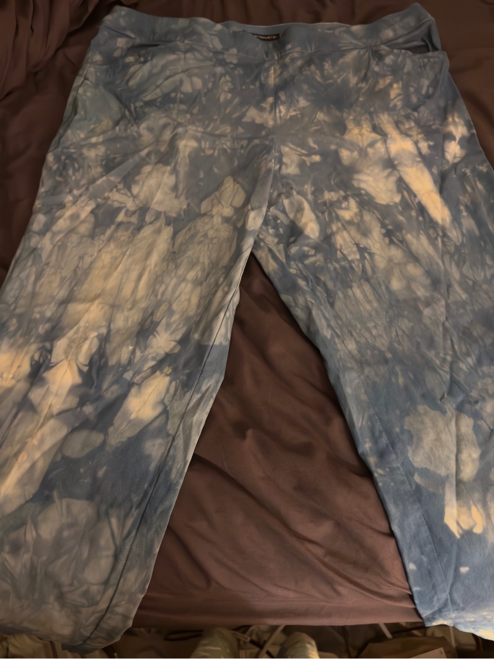 Counterparts Blue and White Marble Leggings